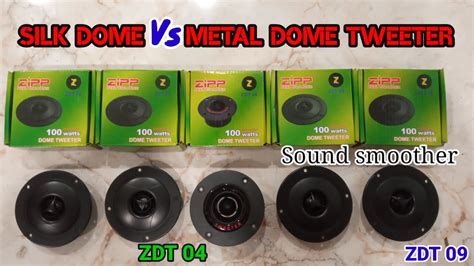 silk dome vs metal tweeter